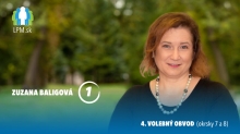 V 4. obvode kandiduje Zuzana Baligová