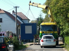 Kontajneru dnes na Družstevnej nadobro „odzvonilo“