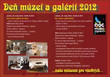 Deň múzeí a galérií 2012 v Malackách
