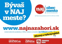 Hľadáme NAJ obec a mesto na Záhorí
